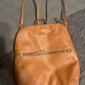 Brown Backpack Purse